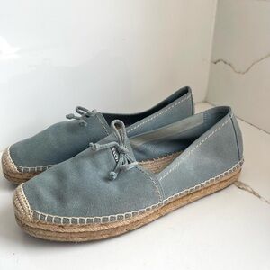 Coach Rae platform espadrilles suede